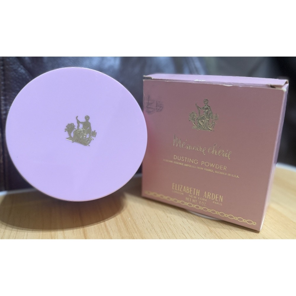 Elizabeth Arden Memoire Cherie 4 oz Dusting Powder 6043 - NEW w/ Box